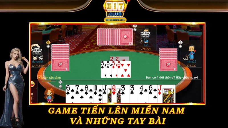 Game Tiến lên miền Nam và những tay bài
