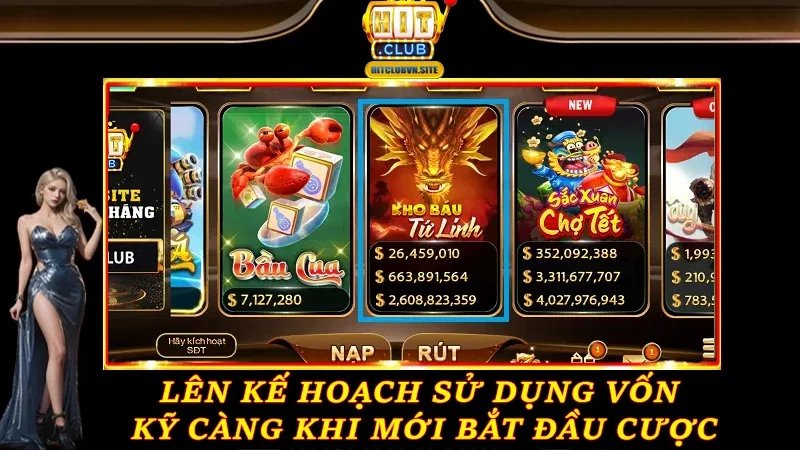 Lên kế hoạch sử dụng vốn kỹ càng khi mới bắt đầu cược Lên kế hoạch sử dụng vốn kỹ càng khi mới bắt đầu cược